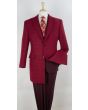 Veno Giovanni Men's 100% Wool 3/4 Length Length Top Coat - Bold Colors