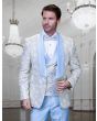 Statement Men's Black Shawl Lapel 100% Wool Vested Tuxedo main image 0