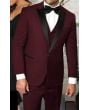 Statement Men's Outlet 3 Piece 100% Wool Tuxedo - Stylish Accents