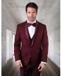 Statement Men's 3 Piece 100% Wool Tuxedo - Bold Colors