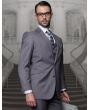 Statement Men's 3 Piece 100% Wool Outlet Suit - Executive