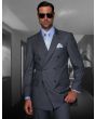 Statement Men's 2 Piece 100% Wool Fashion Suit - Solid Color