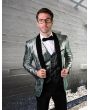 Statement Men's Fashion 3 Piece Suit - Velvet Pants