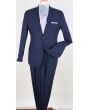 Apollo King Men's Outlet 2pc 100% Wool Suit - Executive Elegance