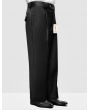 Statement Men's Outlet 100% Wool Pant - Pleated Wide Leg