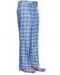 Statement Men's 100% Wool Pant - Wide Leg Plaid Slacks