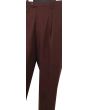 Apollo King Men's Semi Wide Leg Fashion Pants - 100% Wool Pants