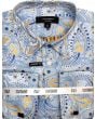 Statement Men's Long Sleeve Woven Shirt - Varied Paisley Designs