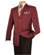 Vinci Men's Outlet Single Breasted Poplin Blazer - 2 Button Jacket