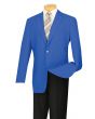 Vinci Men's Outlet Single Breasted Poplin Blazer - 2 Button Jacket