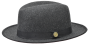 Bruno Capelo Men's Fedora Style Wool Hat - Red Bottom Hats