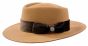 Bruno Capelo Men's Australian Wool Fedora Hat - Wide Brim