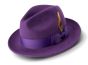 Montique Men's Fashion Wool Fedora Hat - Wide Brim