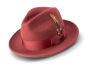 Montique Men's Fashion Wool Fedora Hat - Wide Brim
