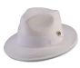 Montique Men's Fashion Straw Fedora Hat - Solid Color