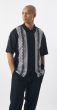 Silversilk Men's 2 Piece Short Sleeve Walking Suit - Knitted Pattern