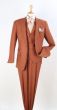 Apollo King Men's 3pc 100% Wool Suit - Fashion Peak Lapel