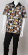 Royal Diamond Men's 2 Piece Walking Suit - Vibrant Geometric Pattern