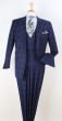 Apollo King Men's 3 Piece 100% Wool Suit - Designer Fashion