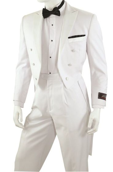 Vittorio St. Angelo Men's 2 Piece Outlet Tuxedo with Tails