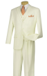 Royal Diamond Men's 3pc Poplin Outlet Suit - Double Pleated