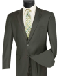 SMB Couture Men's Outlet 2 Piece Executive Suit - Solid Colors