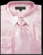Daniel Ellissa Men's Basic Outlet Dress Shirt Set - Versatile Satin
