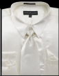 Daniel Ellissa Men's Basic Outlet Dress Shirt Set - Versatile Satin