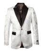 Empire Men's Luxurious Sport Coat - Detailed Floral Pattern