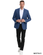 Tazio Men's Classic Fashion Sport Coat - Stylish Glen Plaid