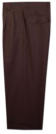 Daniel Ellissa Men's Outlet Wide Leg Pants - Boxed Pleated