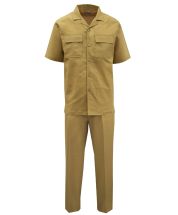 CCO Men's 2 Piece Walking Suit - Short Sleeve Linen