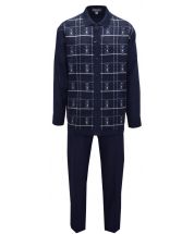 Silversilk Men's 2 Piece Long Sleeve Walking Suit - Unique Windowpane