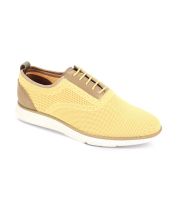 Yellow Casual Mens Shoes Mesh Sneaker
