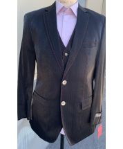 Canto Men's Outlet 3 PieceFashion Suit - Pinstripe