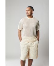 Stacy Adams Men's 2 Piece Short Set Walking Suit - Mesh Fabric