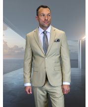 Beige Suit for Men 2 Piece Mens Suits 
