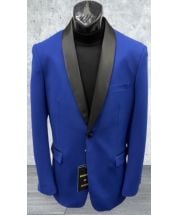 Zacchi Men's Fashion Dinner Jacket - Bold Satin Lapel