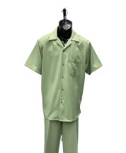 Dreams by Zacchi Men's Wide Leg 2 Piece Walking Suit - Bold Colors