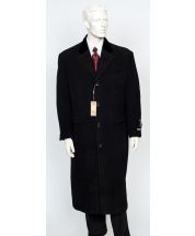 CCO Brady Men's Outlet Cashmere Blend Full Length Top Coat