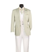 Light Green Blazer Stretch Jackets for Men