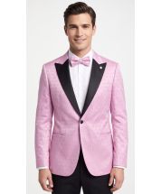 Lilac Blazer Men's Sport Coats with Bowtie