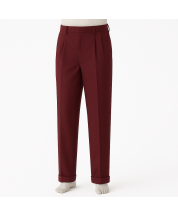 Burgundy Slacks Pants for a Man