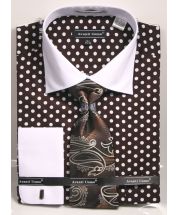 AVANTI UOMO PASTEL COLOR BIG CHECK PATTERN DS3824P2 BEIGE main image 1