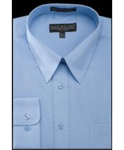 Daniel Ellissa Men's Outlet Basic Solid Dress Shirt - Classic