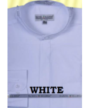Daniel Ellissa Men's Banded Collar Clergy Outlet Shirt - French Cuff