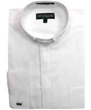Daniel Ellissa Men's Clergy Dress Shirt - Solid Color