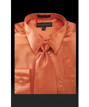 Daniel Ellissa Men's Basic Outlet Dress Shirt Set - Versatile Satin