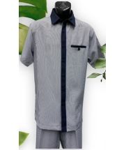 Dreams by Zacchi Men's 2 Piece Walking Suit - Houndstooth Set