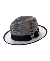 Black Hat Fedora Hat Snap Brim Hats Straw Hats